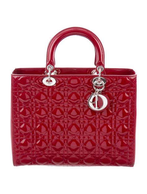 red christian dior bag|Christian Dior pre owned handbags.